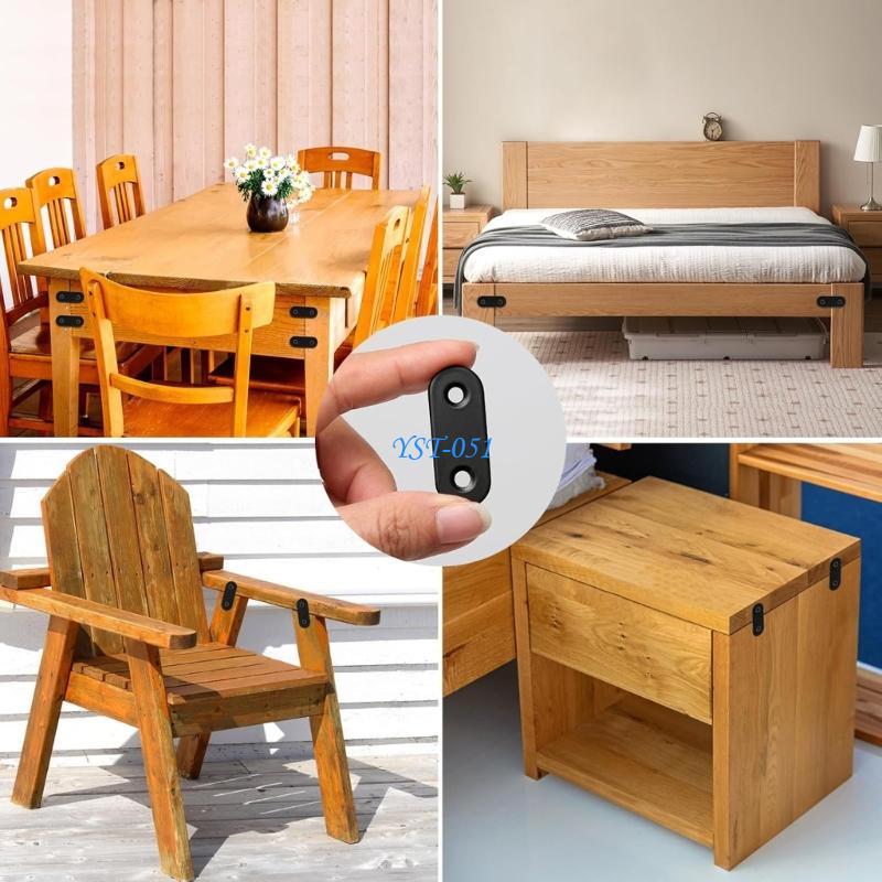 Woodworking Desk Chair - E15A Thickened Steel L Connectors Furniture