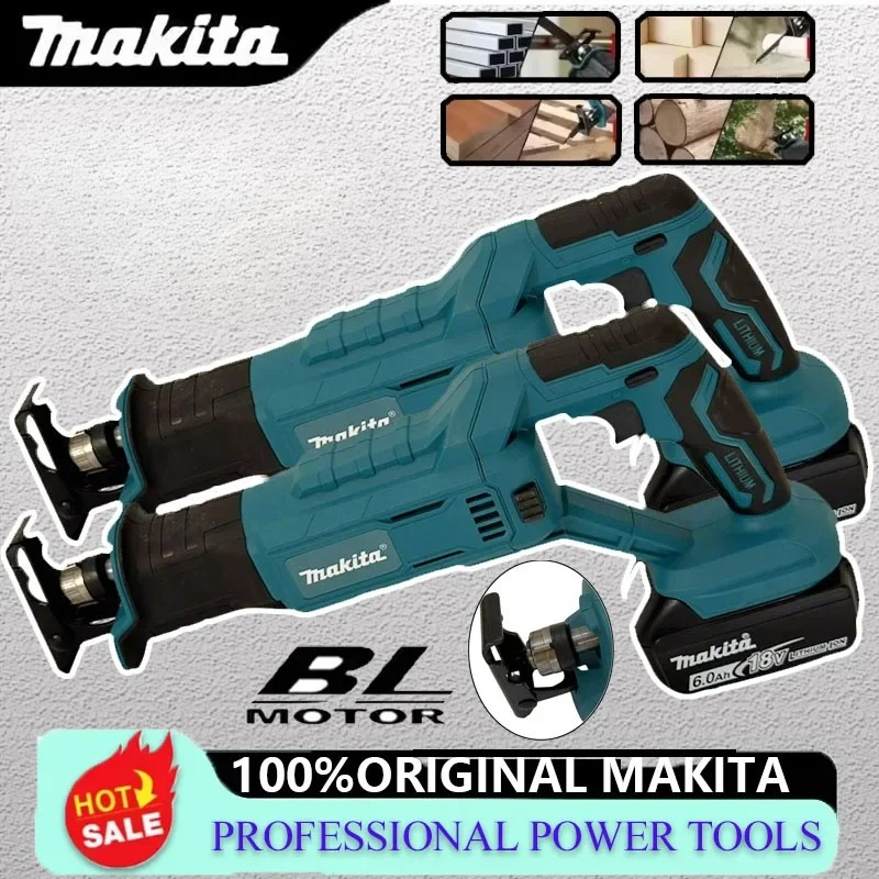Woodworking Electric Saw - Makita Brushless Reciprocating Saw High-Power Cutting