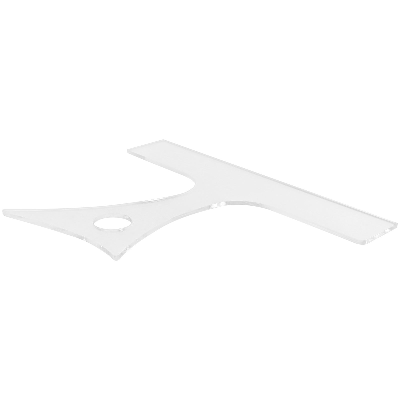 Woodworking Templates - Cutting Board Handle Template Acrylic Router