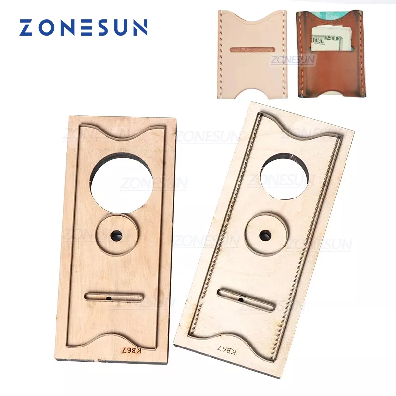 Woodworking Templates - ZONESUN C2 Bank Credit Card Holder