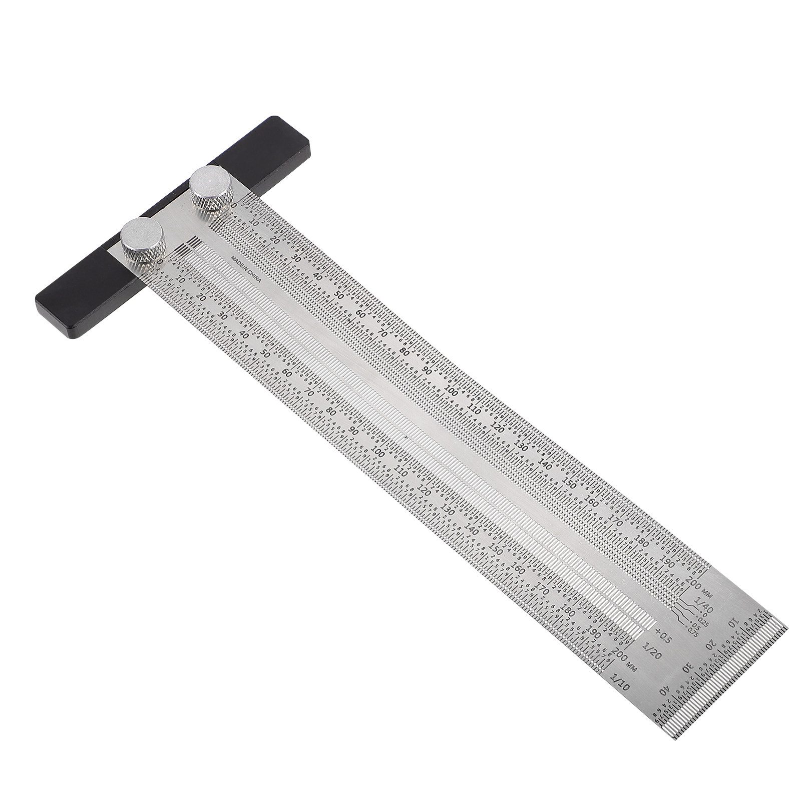 Woodworking And Carpentry - 1Pcs Stainless Steel Carpentry Ruler with