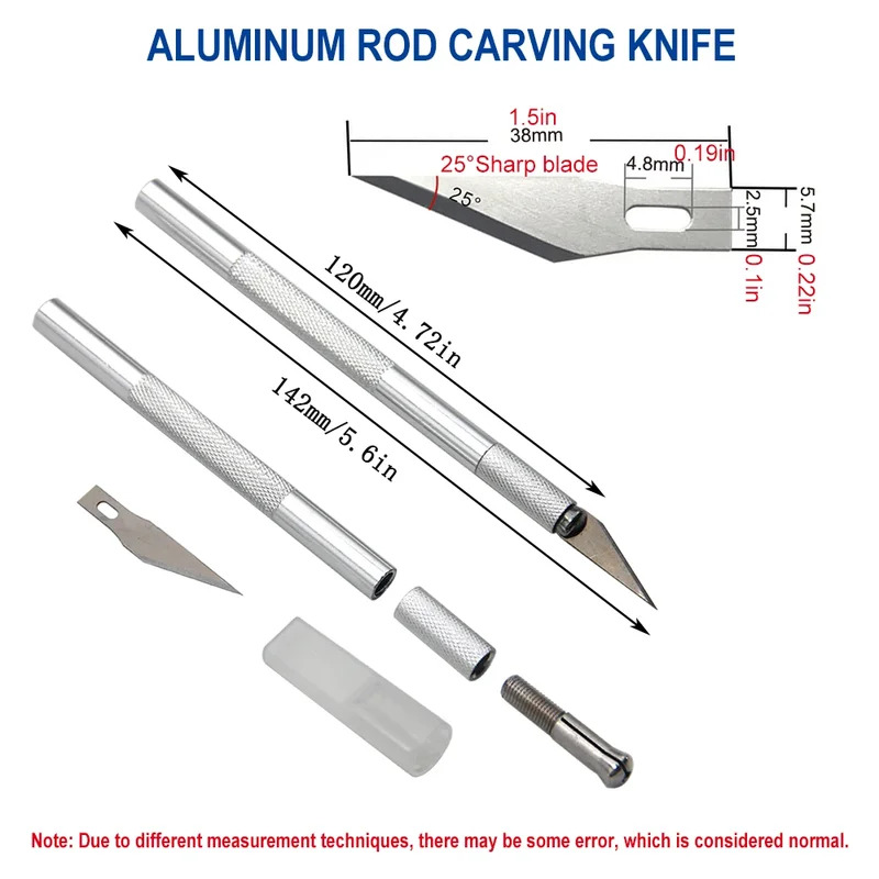 Woodworking Marking Knife - DIY Aluminum Alloy Hand Carving Knife