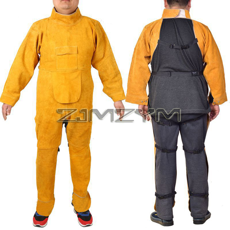 Woodworking Apron - Cowhide Leather Welding Suit Work Clothes