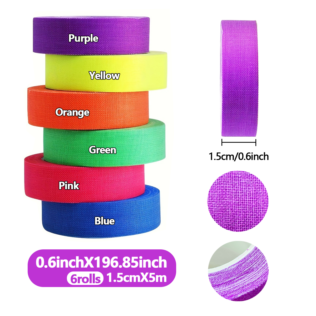 6-Pack Neon Fluorescent Tape S - Woodworking Uv Light 리뷰 및 가격