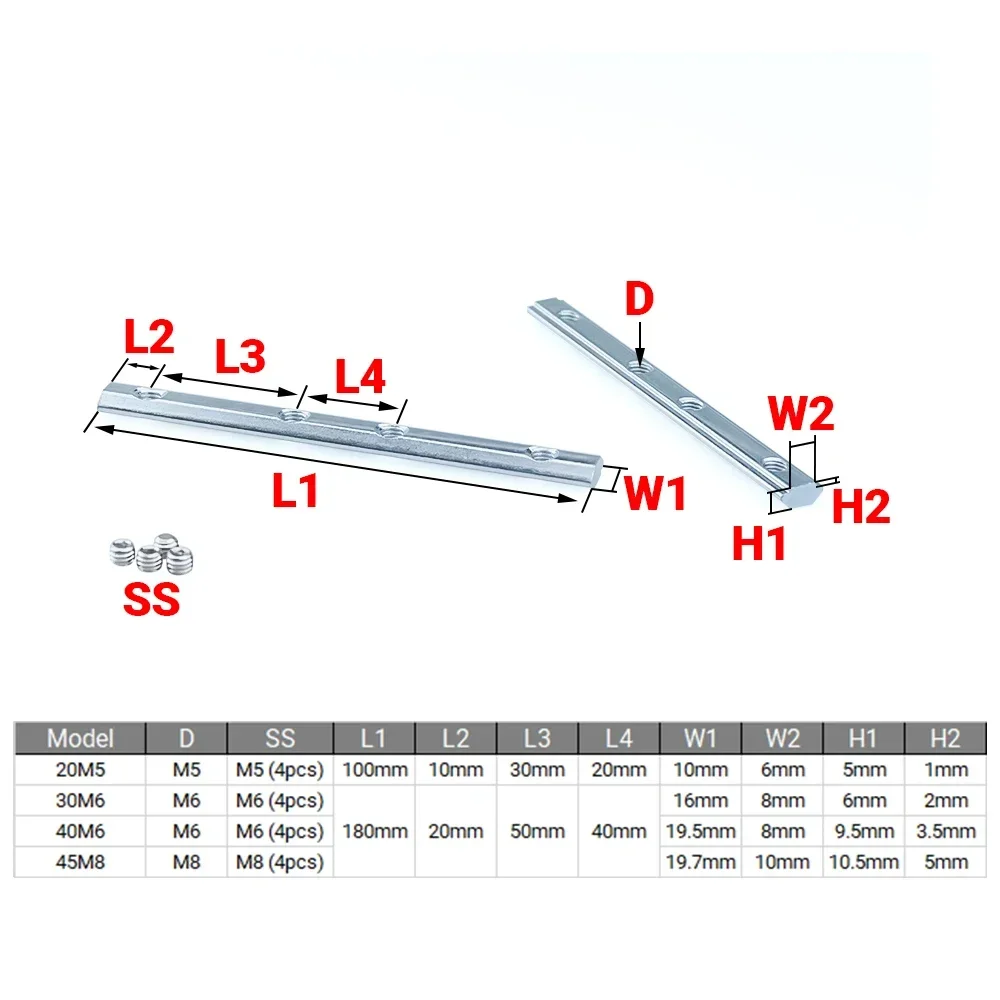4Pcs V-Slot T-Slot Joiner 180  - Woodworking Joint 리뷰 및 가격