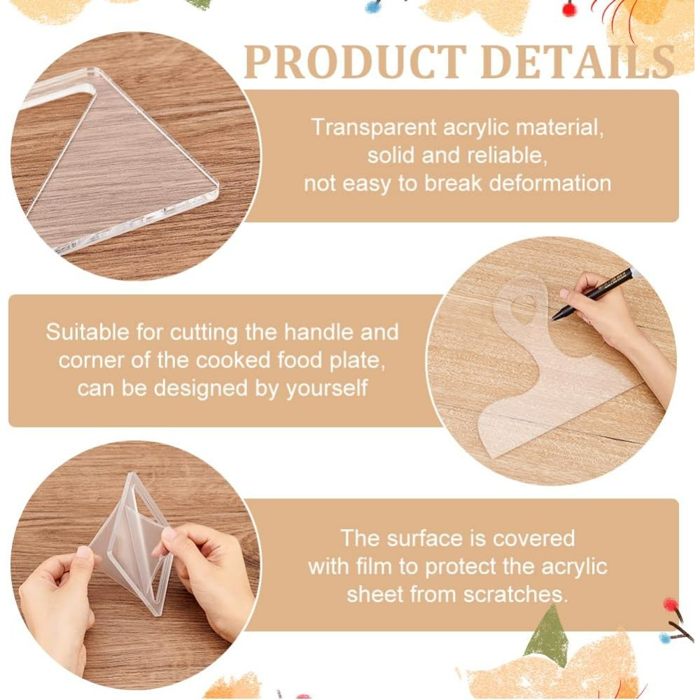 7Pcs Charcuterie Template Acry - Woodworking Cutting Tools 리뷰 및 가격