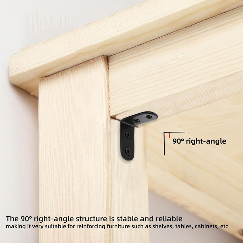 6-20 Pcs Black Corner Brace L  - Woodworking Joint 리뷰 및 가격