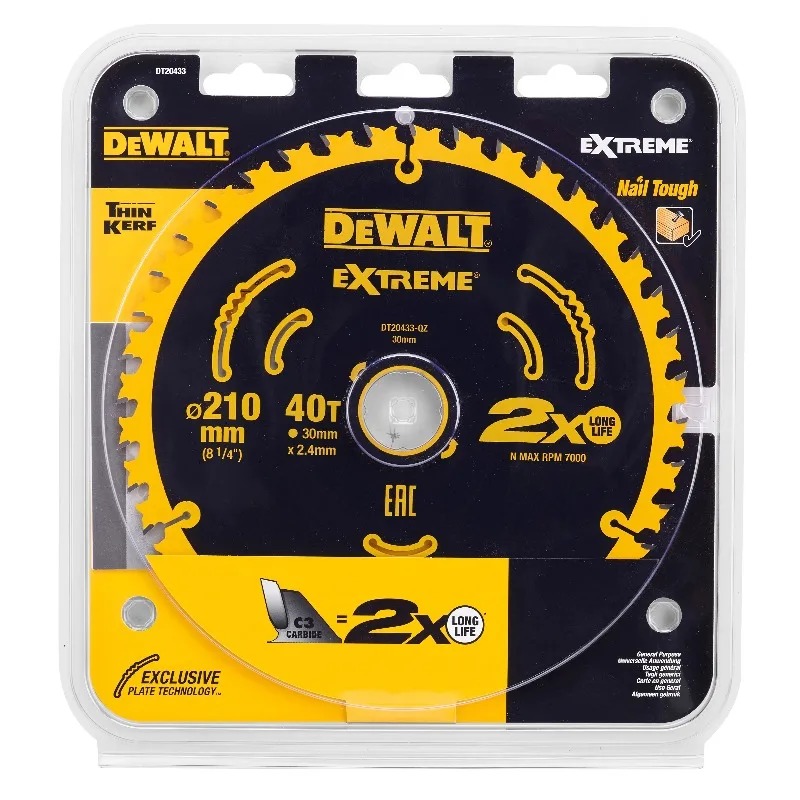 DEWALT DT20433 Extreme 210mm 4 - Woodworking Kerf 리뷰 및 가격