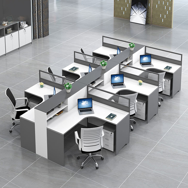 Modern Simple 4/6 Staff Desk T - Woodworking Desk Chair 리뷰 및 가격