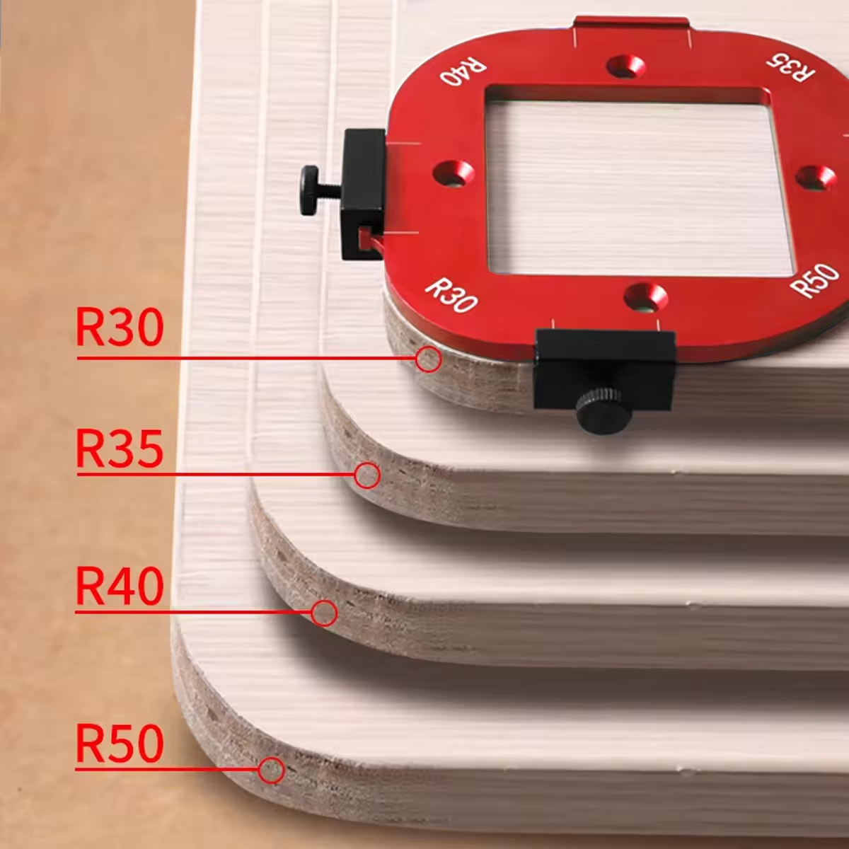 2Pcs Aluminum Alloy Radius Jig - Woodworking Templates 리뷰 및 가격