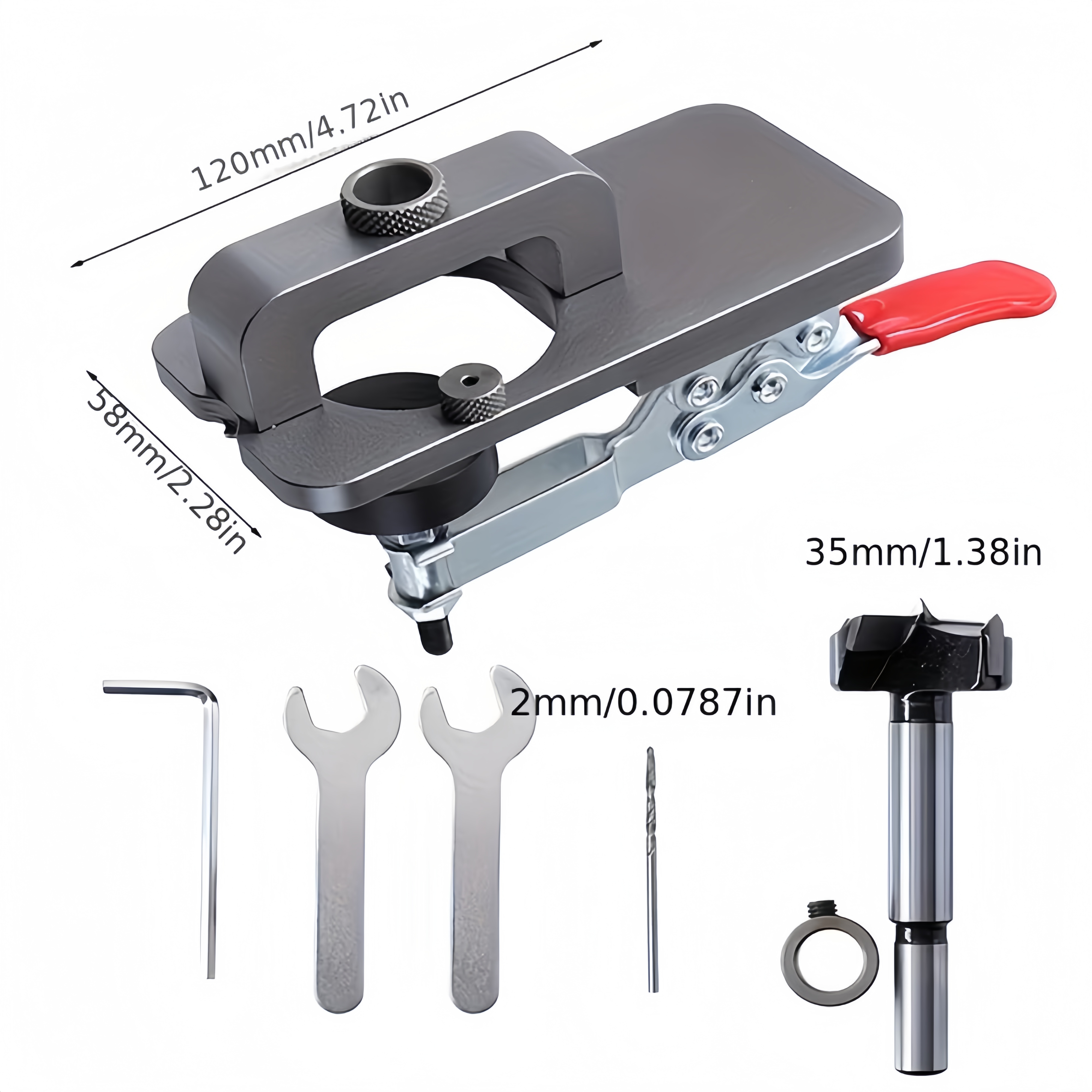 35mm Hinge Jig Kit - Adjustabl - Woodworking Templates 리뷰 및 가격