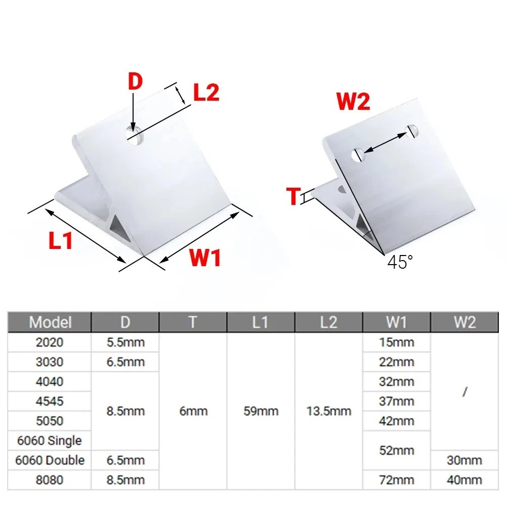 4Pcs 45 Degree Angle Corner Br - Woodworking Joint 리뷰 및 가격
