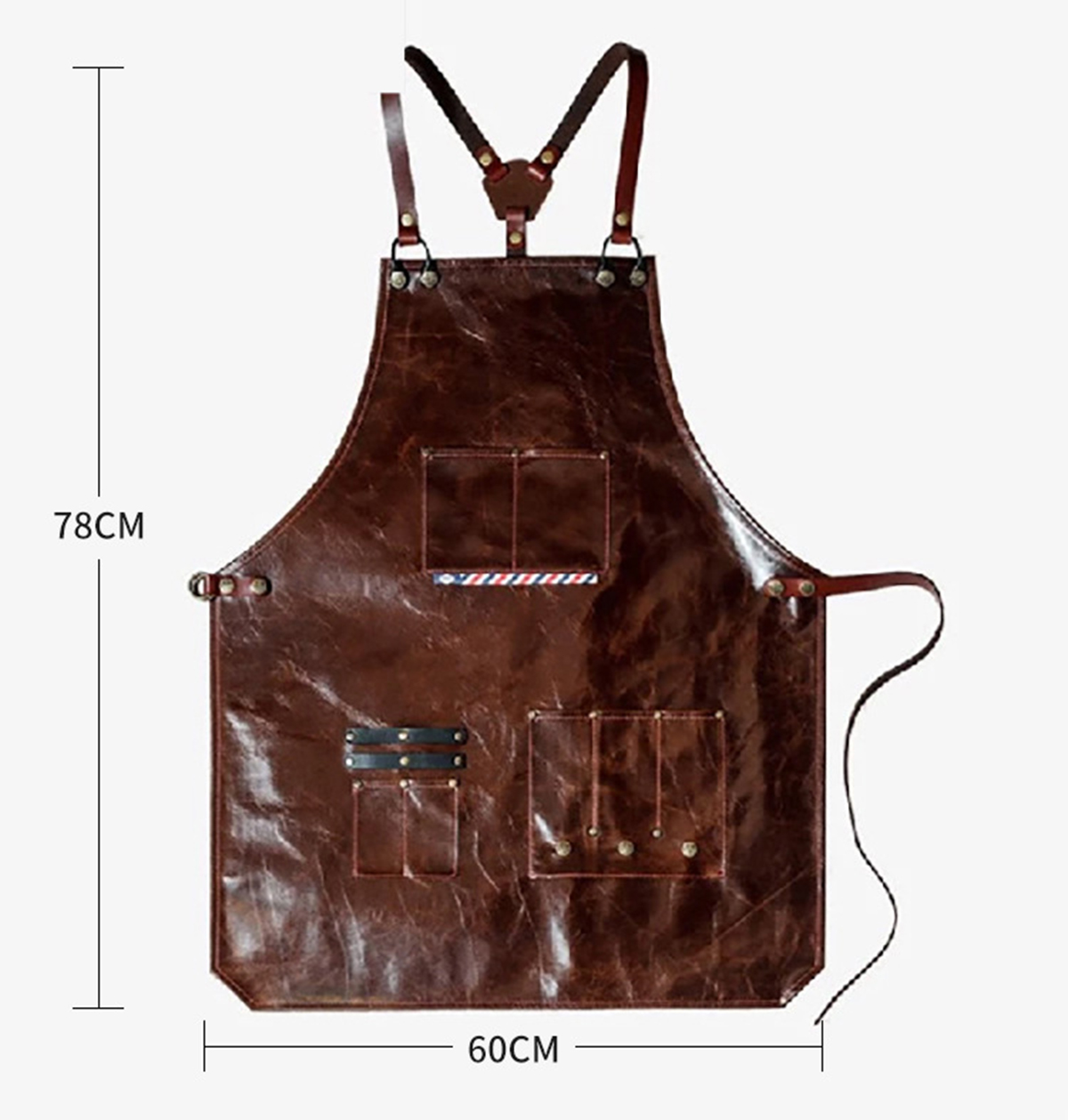 Men's Leather Work Apron with  - Woodworking Apron 리뷰 및 가격