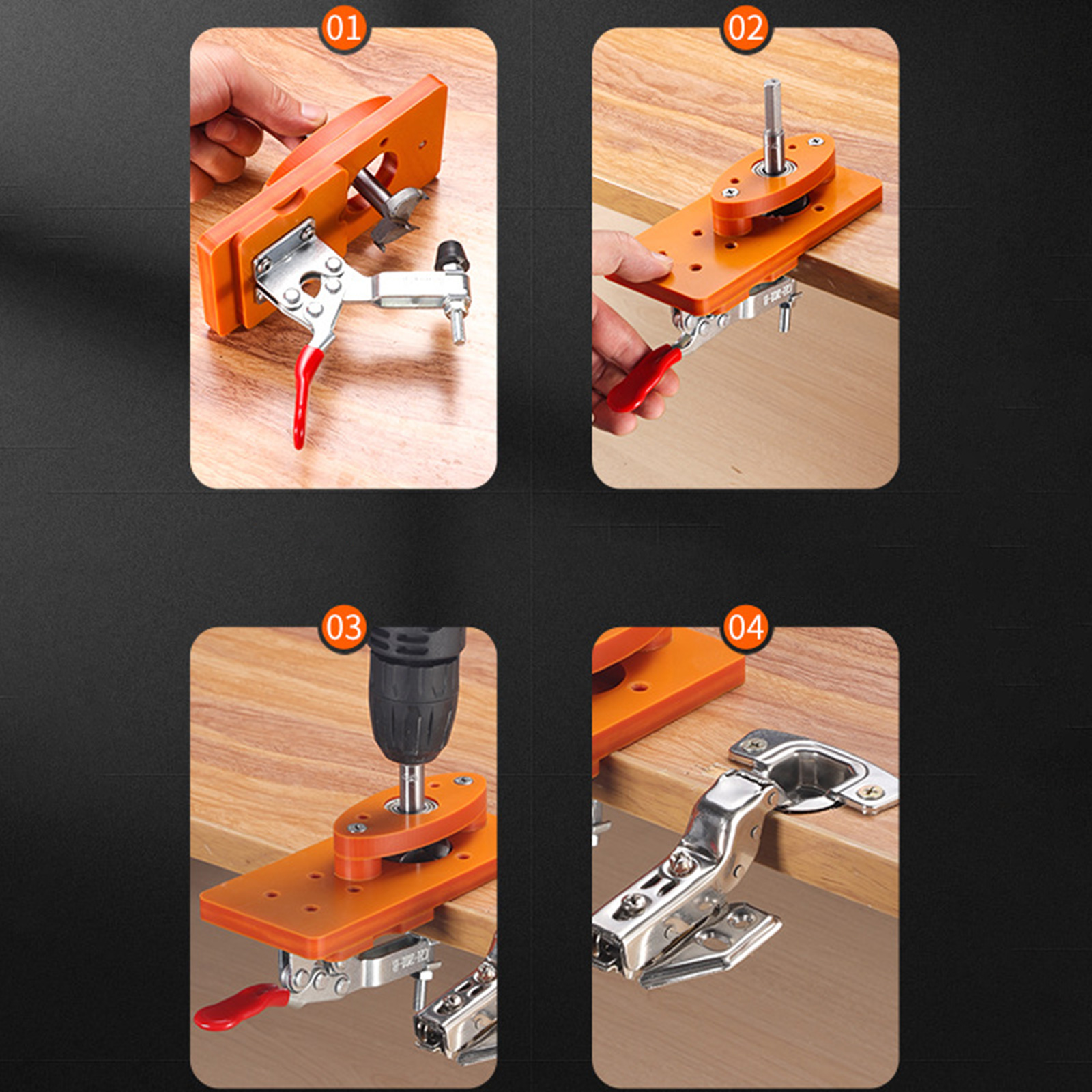 35mm Hinge Drilling Jig Long-L - Woodworking And Carpentry 리뷰 및 가격
