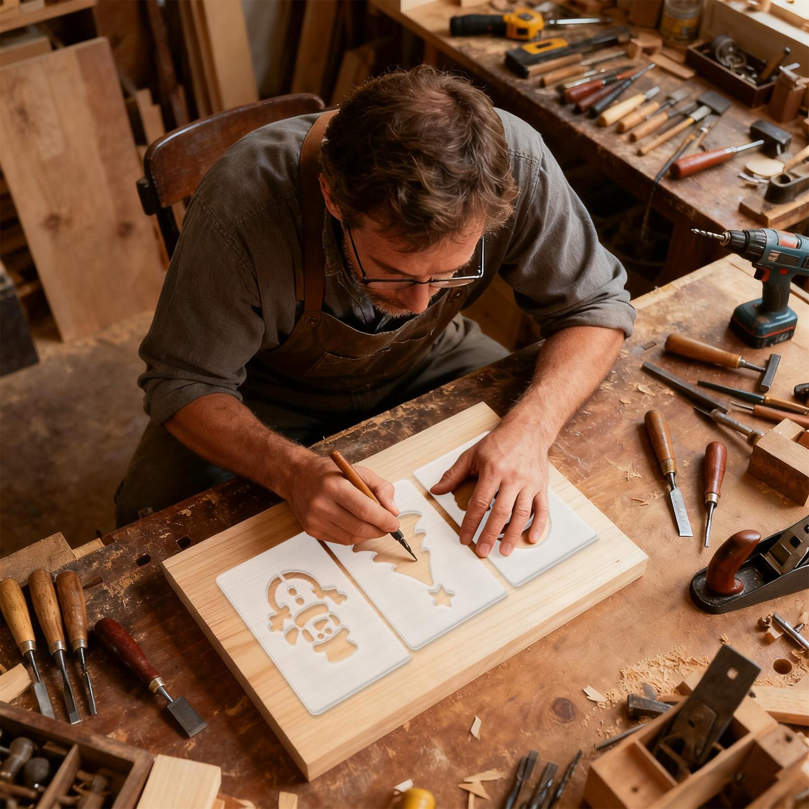Christmas Stencil Portable Woo - Woodworking Templates 리뷰 및 가격