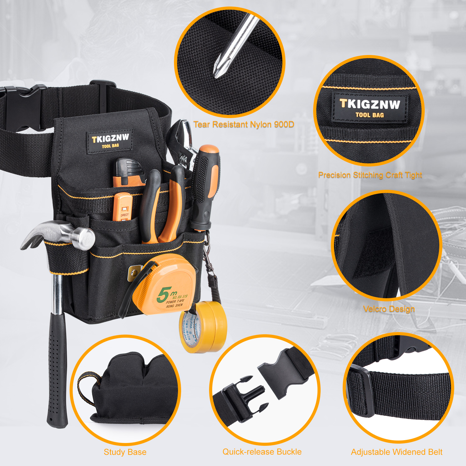 TKIGZNW Tool Belt Tool Bag Too - Woodworking Apron 리뷰 및 가격