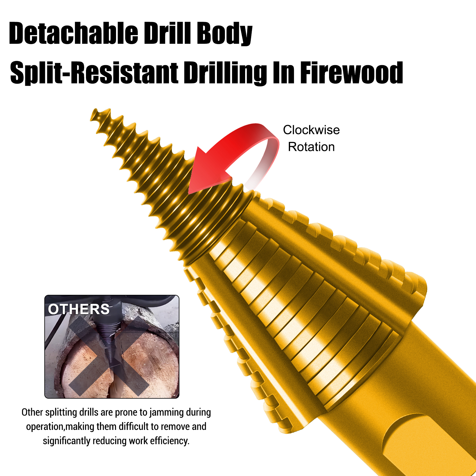 Firewood Splitting Drill Bit T - Woodworking Kerf 리뷰 및 가격