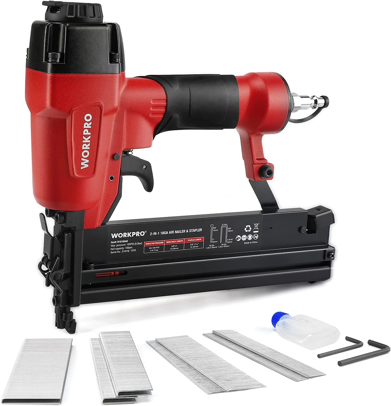 18 GA Pneumatic Nail Gun & Cro - Woodworking And Carpentry 리뷰 및 가격