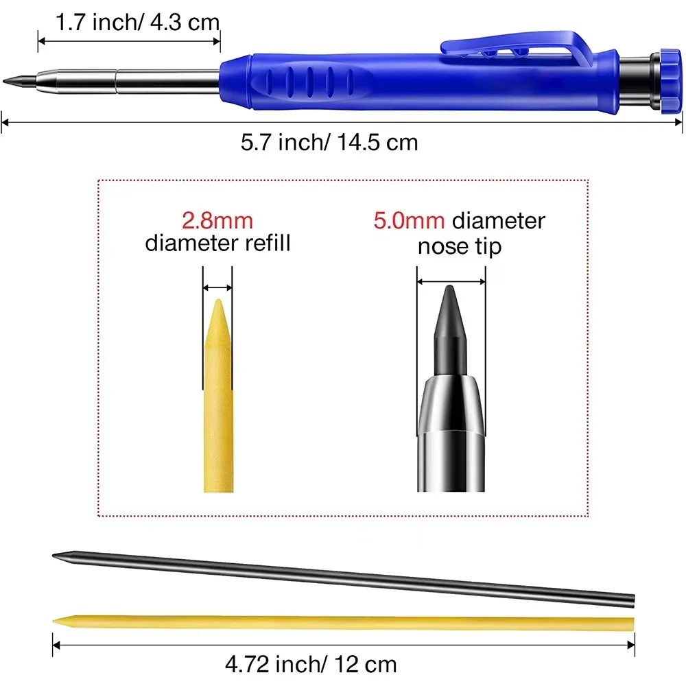 Solid Carpenter Pencil Set Woo - Woodworking Marking Knife 리뷰 및 가격