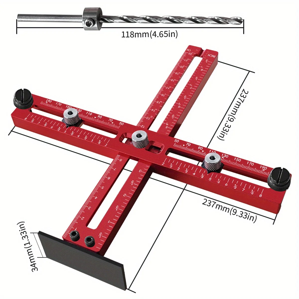 Aluminum Cabinet Handle Jig Ad - Woodworking Templates 리뷰 및 가격