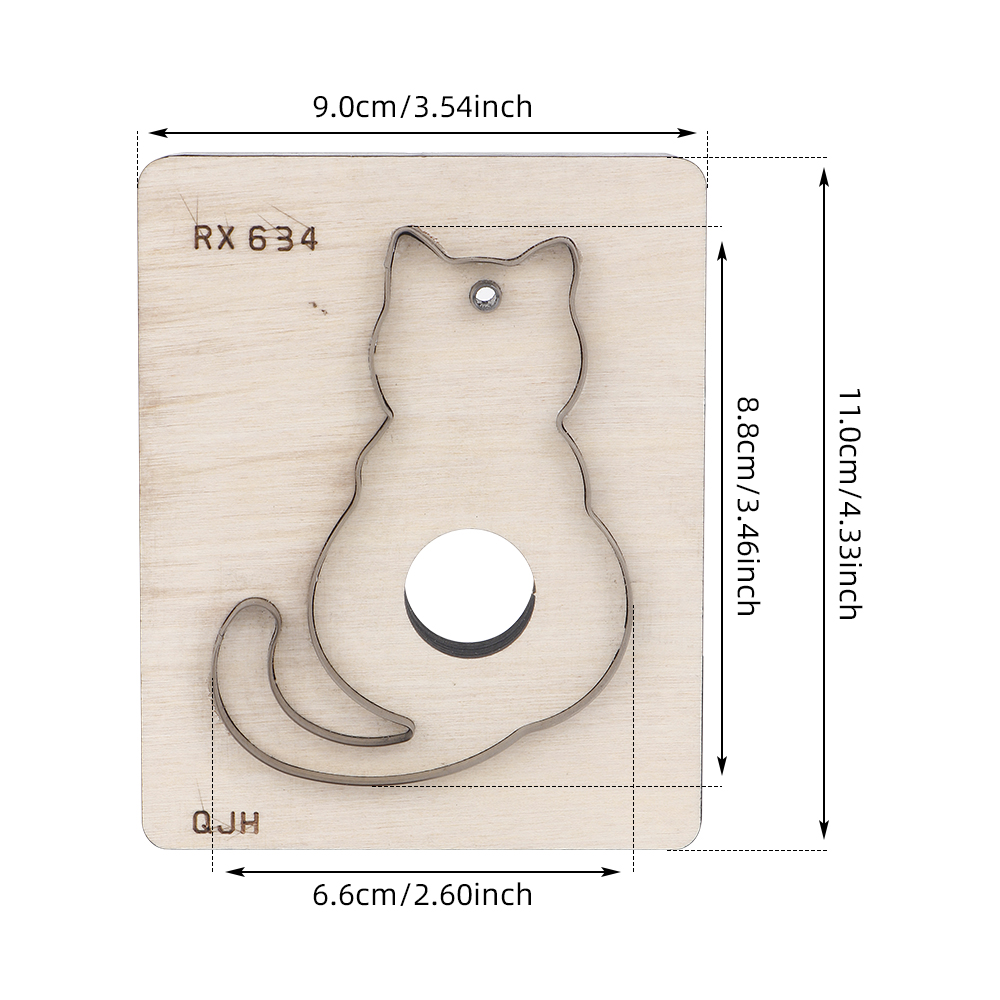 1pc leather handmade stamping  - Woodworking Templates 리뷰 및 가격
