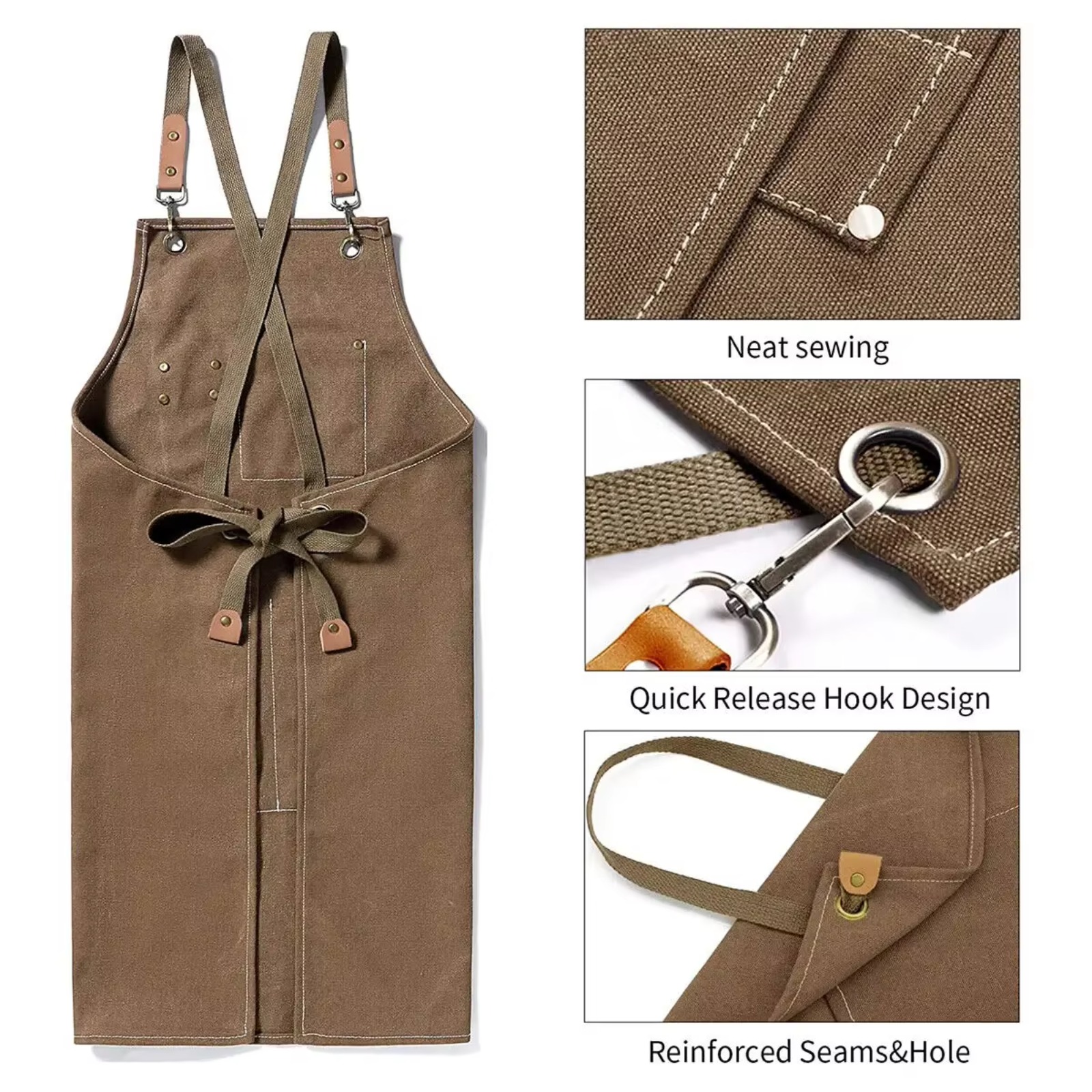 Unisex Canvas Work Apron – Thi - Woodworking Apron 리뷰 및 가격