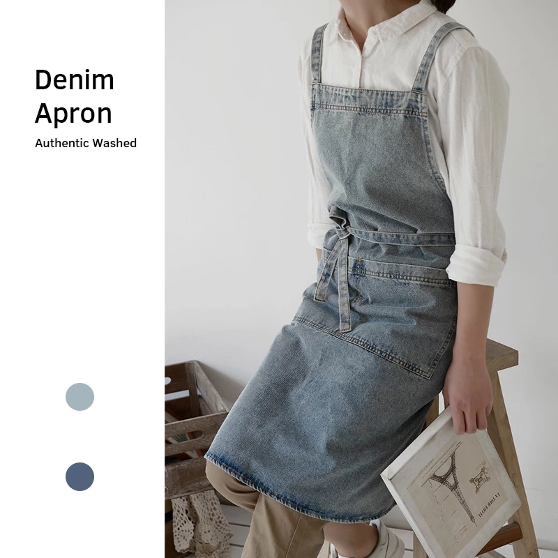 Denim Apron Cotton Korean Canv - Woodworking Apron 리뷰 및 가격