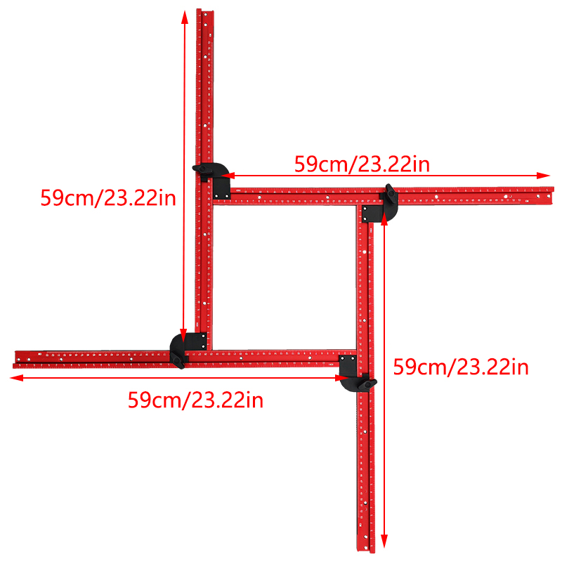 59cm Adjustable Square Router  - Woodworking Templates 리뷰 및 가격
