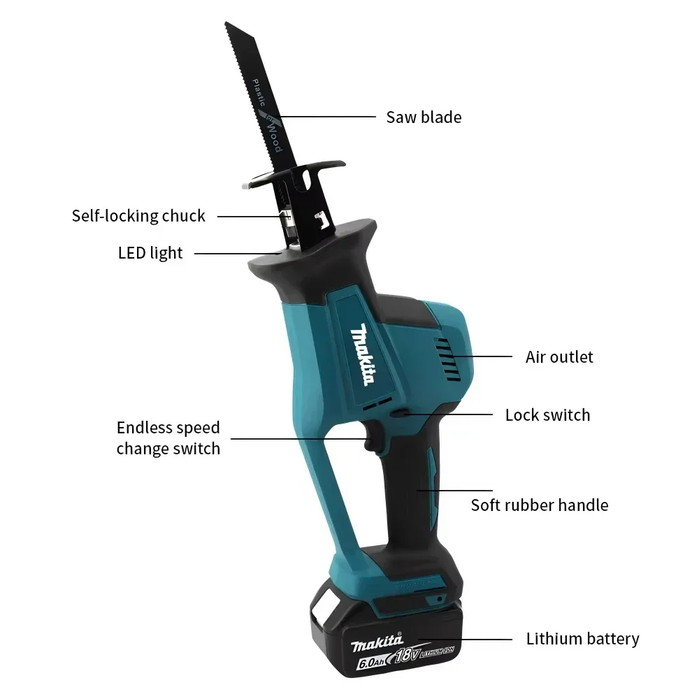 Makita DJR189 18V Cordless Ele - Woodworking And Carpentry 리뷰 및 가격