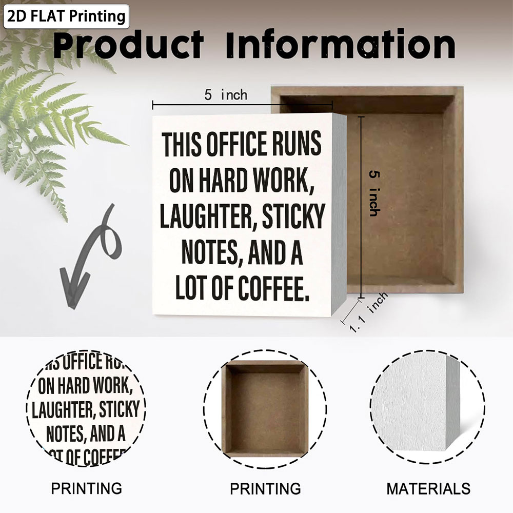 Office Coffee Quote Box Sign 5 - Woodworking Quotes Funny 리뷰 및 가격
