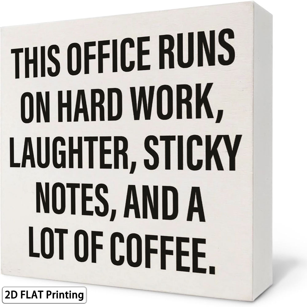 Office Coffee Quote Box Sign 5 - Woodworking Quotes Funny 리뷰 및 가격