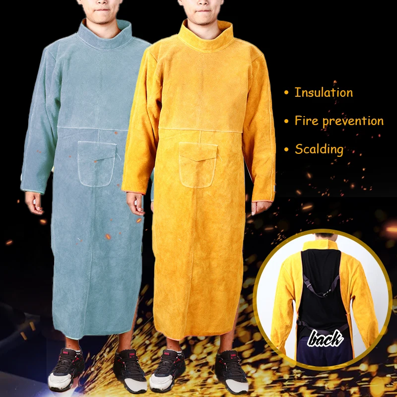 Cowhide Leather Anti-scalding  - Woodworking Apron 리뷰 및 가격