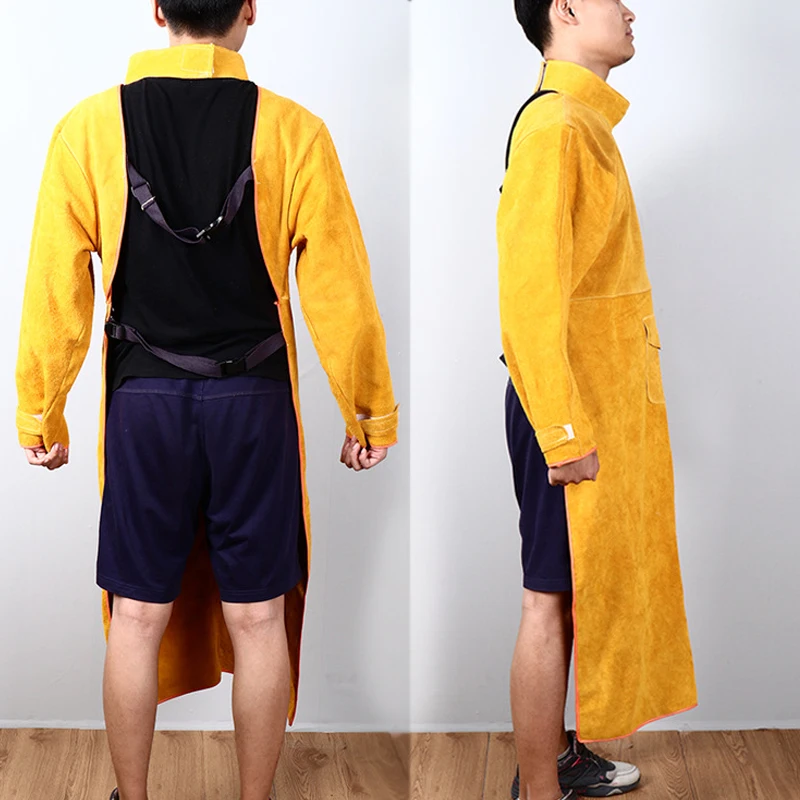 Cowhide Leather Anti-scalding  - Woodworking Apron 리뷰 및 가격