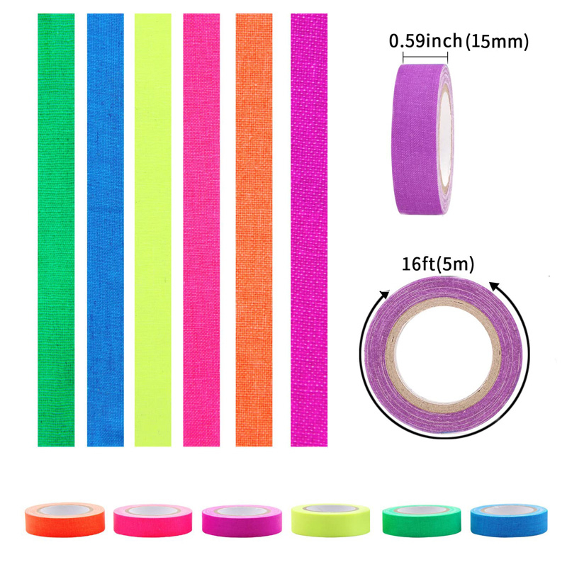 5Meter 6 Colors Neon Gaffer Cl - Woodworking Uv Light 리뷰 및 가격
