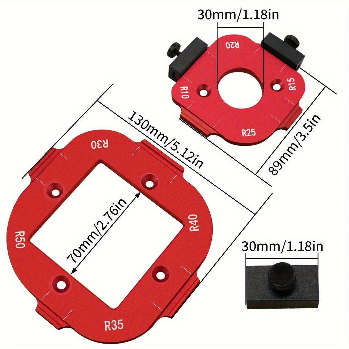 2pcs Woodworking Router Corner - Woodworking Templates 리뷰 및 가격
